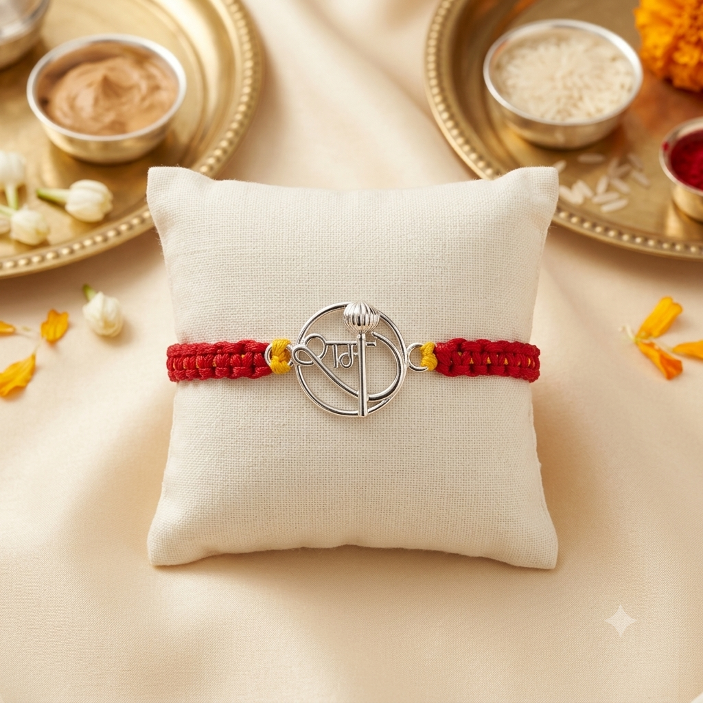925 Sterling Silver Hanuman Gada Rakhi